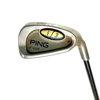 Used Ping I3 O-size Red Dot Men's Right 8 Iron Stiff Flex Graphite Shaft 11506-s000259335