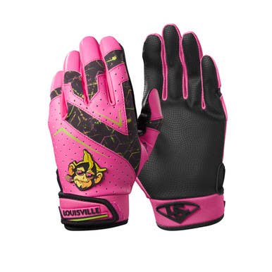 New Louisville Slugger Monkey Party Animals Batting Glove Youth Large 11506-wilwb5761601yl