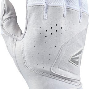 New Easton Mav Pro Adult Batting Gloves White White Medium 11506-rawmprobgwwm
