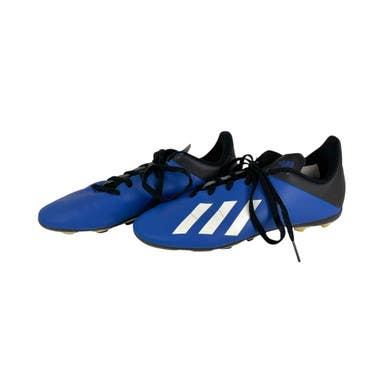 Used Adidas X 19.4 Soccer Cleats Royal Blue Junior 04 11506-s000277788