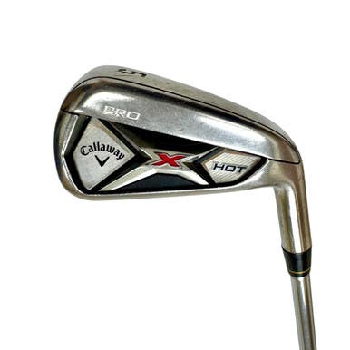 Used Callaway X Hot Pro Men's Rh 5 Iron Stiff Flex Steel Shaft 11506-s000278498