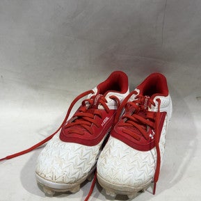 Used Under Armour Bc Red Wht Low Sr 8 Bb Sb Cleats White Senior 8 11615-s000282174