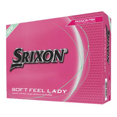 New Srixon Soft Feel Lady 9 Golf Balls Pink 12 Pack #10352419 11506-cle10352419