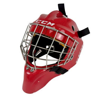 Used Ccm Gfl 1.9 Hockey Goalie Helmet Mask Red Sm 11506-s000297156