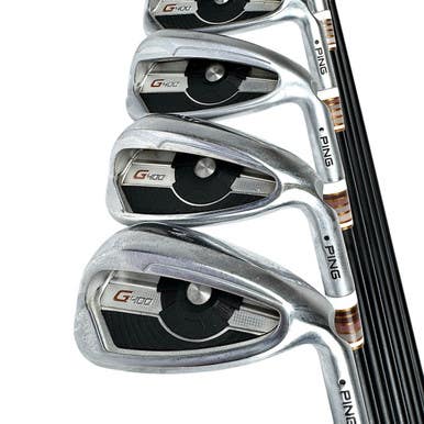 Used Ping G400 Black Dot Men's Rh Iron Set 4i-pw Senior Flex Graphite Shaft 11506-s000298558