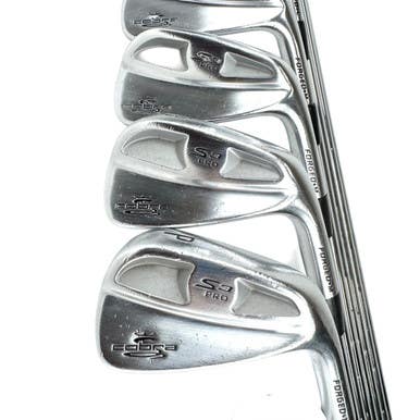 Used Cobra S3 Pro Men's Rh Iron Set 3i-pw Stiff Flex Steel Shaft 11506-s000300244