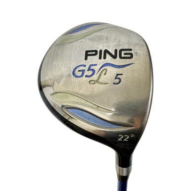 Used Ping G5 L5 Women's Rh 5 Wood Ladies Flex Graphite Shaft 11506-s000299496