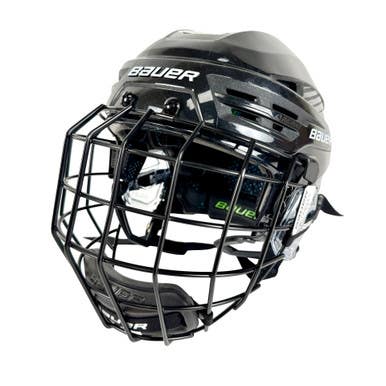 Used Bauer Re-akt 85 Hockey Helmet Cage Combo Black Sm 11506-s000299538
