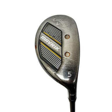 Used Callaway Mavrik Max Men's Rh 5 Hybrid Regular Flex Graphite Shaft 11506-s000301084