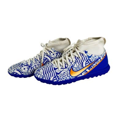 Used Nike Mercurial Cr7 Soccer Turf Shoes Royal Blue Junior 05 11506-s000302717