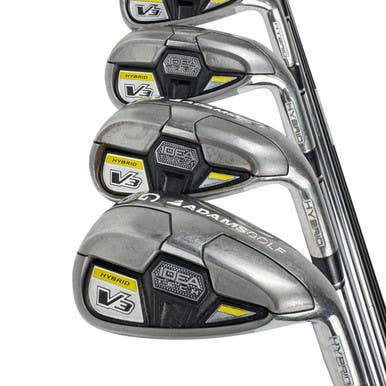 Used Adams Golf Idea Tech V3 Hybrid Men's Rh Iron Set 4h-gw Regular Flex 11506-s000302888