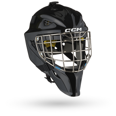 New Ccm Axis F5 Youth Goalie Mask Black 11506-ccmgfaf5yb