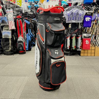 Used Taylormade Pro Men's Cart Bag White Black Red 11506-s000304090