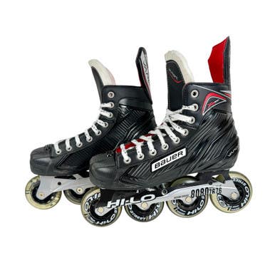Used Bauer Vapor Xr300 Roller Hockey Skates Black Senior 6r 11506-s000304137
