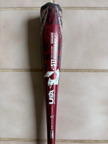 2023 DeMarini Voodoo Alloy USABat Certified Bat (-11) 15 oz 26" (Used)