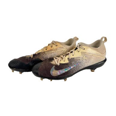 Used Nike Vapor Metal Bb Sb Cleats Black And White Men's 14 11506-s000253154
