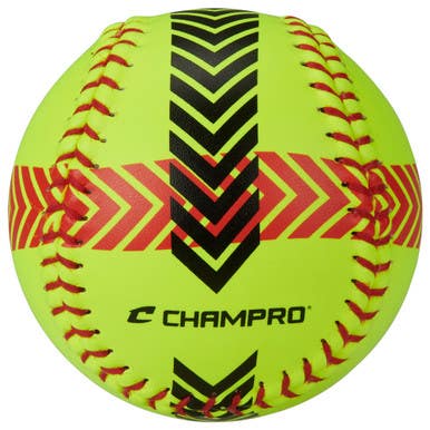 New Champro Striped Training Softballs (set Of 2) #csb52s 11506-chpcsb52s