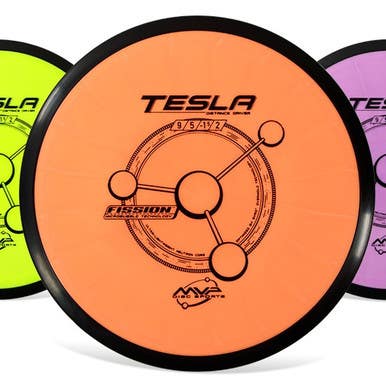New Mvp Fission Tesla Disc Golf Driver Various Colors 11506-008fitesl