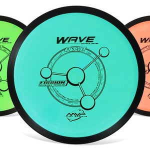 New Mvp Fission Wave 65-69 Disc Golf Driver Various Colors 11506-008fiwave6569