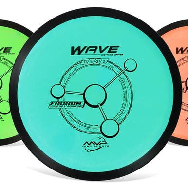 New Mvp Fission Wave 65-69 Disc Golf Driver Various Colors 11506-008fiwave6569