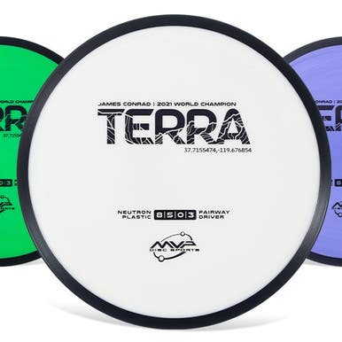 New Mvp Neutron Terra Disc Golf Driver Various Colors 11506-008neterr