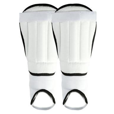 New Champro Soccer Shin Guards White Lg 11506-chpa113