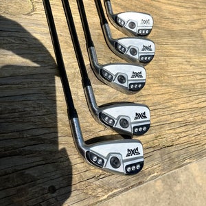 Men's PXG 0311 P GEN5 Chrome Right Handed Iron Set Regular Flex Graphite Shaft (Used)