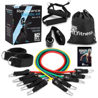 Xprt Fitness Resistance Tube Kit Set Of 5 11506-prmzd-rb03