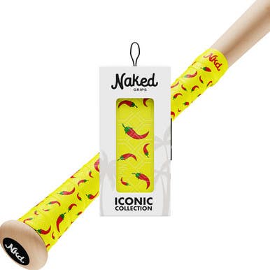 New Naked Grips 1.0mm Bat Grip Hot Pepper 11506-50n10hotpepper