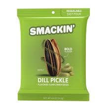 New Smackin' Sunflower Seeds 4oz Dill Pickle 11506-50m4dillpick