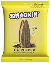 New Smackin' Sunflower Seeds 4oz Lemon Pepper 11506-50m4lemonpep