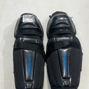 Used Bauer Prodigy Junior Shin Guards Black 9" 11615-s000280055