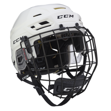 New Ccm Tacks 310 Helmet Combo White Medium 11506-ccmht310cwm