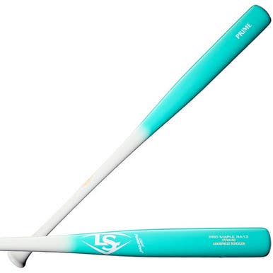 New Louisville Slugger Pro Prime Ra13 Maple Bat Teal White 32" 11506-wilwbl41530102
