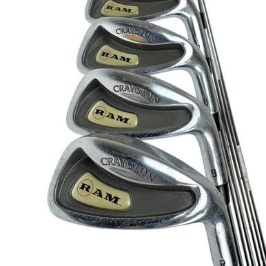 Used Ram Craigton Men's Rh Iron Set 4i-pw Steel Shaft 11506-s000290981