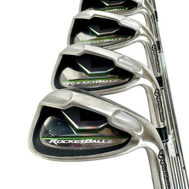 Used Taylormade Rocketballz Men's Rh Iron Set 6i-pw Stiff Flex Steel Shaft 11506-s000291043