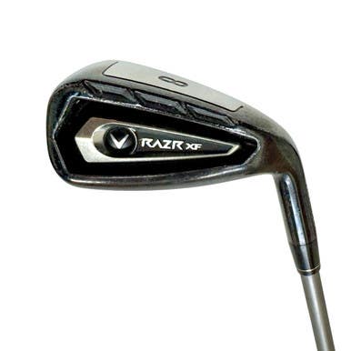 Used Callaway Razr Xf Women's Rh 8 Iron Ladies Flex Graphite Shaft 11506-s000291240