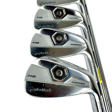 Used Taylormade Mb Forged Men's Rh Iron Set 4i-pw Stiff Flex Steel Shaft 11506-s000291442