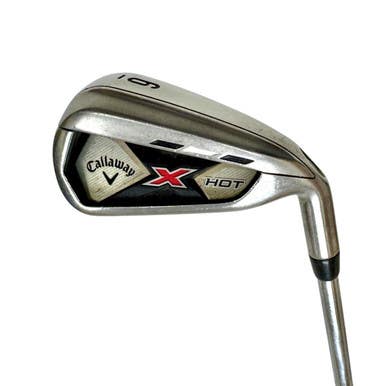 Used Callaway X Hot 2013 Men's Rh 6 Iron Stiff Flex Steel Shaft 11506-s000291486