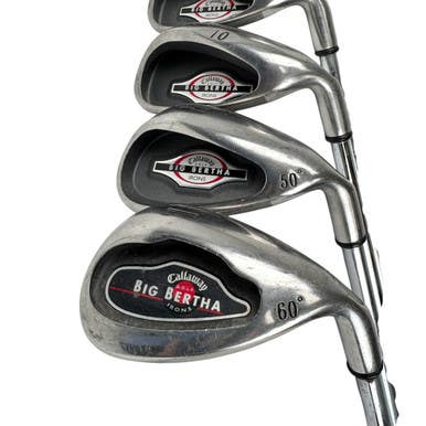 Used Callaway 2002 Big Bertha Men's Rh Iron Set 4i-lw Uniflex Steel Shaft 11506-s000294861