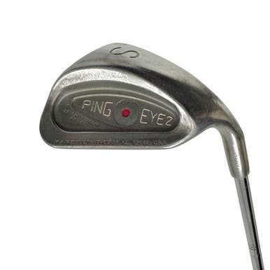 Used Ping Eye 2 Red Dot Men's Rh Sand Wedge Stiff Flex Steel Shaft 11506-s000296093