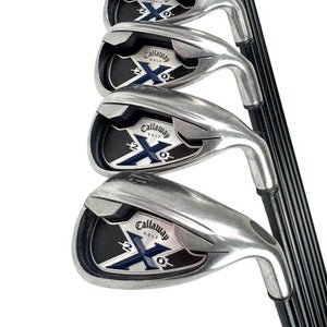 Used Callaway X20 Men's Rh Iron Set 4i-pw Regular Flex Graphite Shaft 11506-s000300420