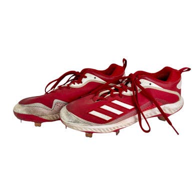 Used Adidas Metal Bb Sb Cleats Red Men's 11.5 11506-s000238337
