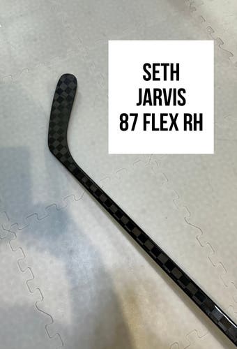 Senior(1x)Right CT: Seth Jarvis 87 Flex ProBlackStock™ Unbranded Pro Stock Hockey Sticks
