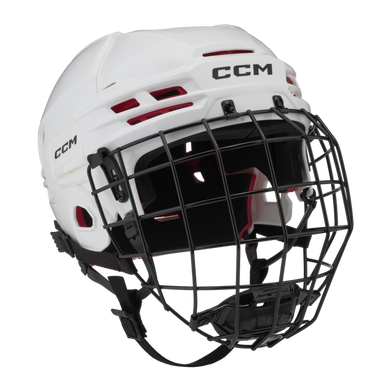 New Ccm Tacks 70 Helmet Combo White Large 11506-ccmht70cwl