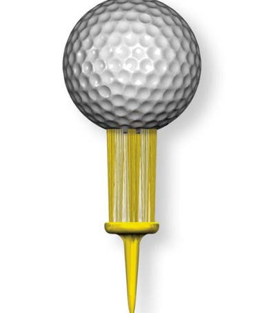 New J&m Golf Xl Brush Tees 2pk 11506-jmgbrushtxl