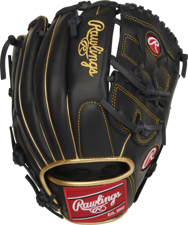New Rawlings R9 Fielders Glove Lht 12" 11506-rawr92069bsgfr