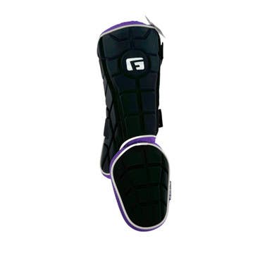 Used G-form Elite Bb Sb Batter's Leg Protector Black And Purple Adult 11506-s000269418