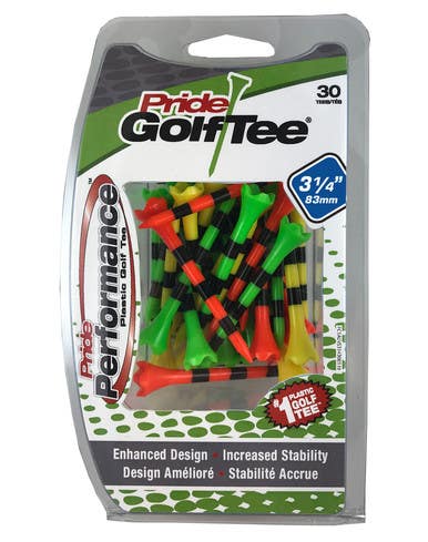 New Pride Performance Striped Golf Tees 3 1 4" #87873 11506-jmg87873