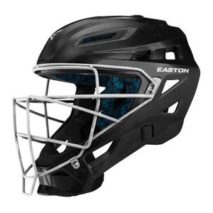 New Easton Gametime Catcher's Helmet Black L Xl #gmetmech 11506-rawgmetmechlbk